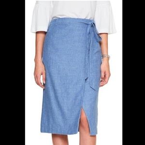 Banana Republic | A-Line Linen Skirt